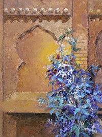 Ashraf, 18 x 24 Inch, Oil on Canvas, Floral Painting, AC-ASF-005